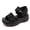 Black, variant on BONIXOOM Platform Sandals Women Clearance Fall Slip-On Platform Casual Fashion Shoes for Women Black Size 6.5