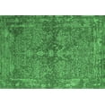 thumbnail image 1 of Ahgly Company Indoor Rectangle Oriental Emerald Green Industrial Area Rugs, 2' x 5', 1 of 4