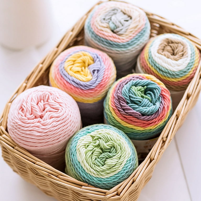 250g*1 piece Flat strip thread Net Thick yarn crochet Polyester yarn for  knitting Poly yarn Knit bags strip of cloth threads t59
