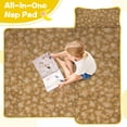 thumbnail image 4 of Golden Christmas Snowflake Pattern Toddler Nap Mats for Kids Preschool,51"x22" Sleeping Mat Bag or Kids,Toddler Sleeping Bag,Toddler Nap Mat or Daycare, 4 of 6