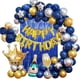 thumbnail image 1 of Globo azul marino YANSION Decoración de cumpleaños para hombres y niños, 1 of 6