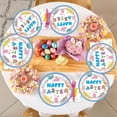 thumbnail image 2 of Chanana 16 Pack Easter Party Supplies Set, Happy Easter Dinnerware, Includes Heavy Duty Dessert Dinner Plates 9" for Spring Birthday Party Decorations Table Decor, 2 of 6