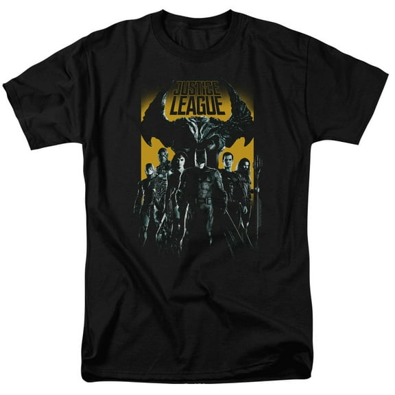 Justice League Movie T-Shirt Stand Up To Evil Unisex Graphic Tee For Men & Women