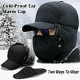 thumbnail image 1 of Taluosi Men Winter Thickened Warm Windproof Outdoor Cycling Lei Feng Face Cover Neck Cap, 1 of 8