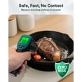 thumbnail image 7 of ERICKHILL ROOKCORE Infrared Thermometer -50℃~600℃ Adjustable Emissivity Non-Contact Laser Thermometer Gun LCD Backlit Display -Compact Size for Vehicle Repair/Cooking/BBQ/Freezer/Food, Dark Green, 7 of 7