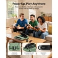 thumbnail image 3 of Belkin Charger Case for Nintendo Switch 2 w/ 10,000mAh Power Bank, LCD Display, 30W Fast Charging, AirTag & Game Holder – Travel Essential – Sage, 3 of 7