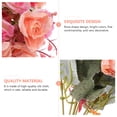 thumbnail image 5 of HEATSHAKING Simulated Rose Bouquet Plastic Material Home Ornament 2Pcs 11.8X3.5X2In, 5 of 7