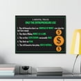 thumbnail image 3 of Inspirational Wall Art  Only The Entrepreneurs Use Motivation Wall Decor for Home Office Gym Inspiring Success Quote Print Ready to Hang Unframed, 3 of 17