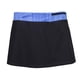 thumbnail image 4 of Traje de baño de dos piezas con estampado de rayas para mujer, parte superior, falda y parte inferior, ropa de playa, talla S, azul S, 4 of 9