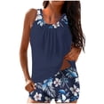 thumbnail image 2 of Wowcloth Women's Tankini Swimsuit, Modest High-Waisted Printed for Beach Swimming and Vacation, 2 of 6