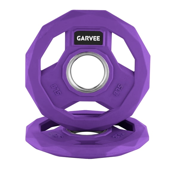 2-Inch Rubber Coated Bumper Plates Set – Color-Coded Weight Plate for Home Gym Strength Training 2.5 Lbs- 45Lbs,Cast Iron Set of Plates Weights for Men & Women Single, Pair & Full Sets Options