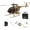 Desert Yellow - 1PCS Battery, variant on RC ERA C184 MD500 2.4G 4CH RC Helicopter with Optical Flow Sensor, Altitude Hold, Realistic Simulation, Upgraded Transmitter