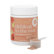 Boobie Debloat to the Max Daily Digestive Support for Women & Men | L-Glutamine and Marshmallow Root for Gut Health | Lemon Hibiscus Flavor, 40 Servings