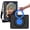 Black, variant on Case for iPad (A16) 11th Generation 11 Inch 2025, Heavy Duty Shockproof Cover with Built-in Rotating Stand & Strap & Screen Protector