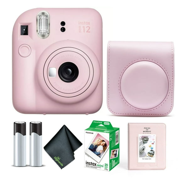 FUJIFILM INSTAX MINI 12 Instant Film Camera with Instant Film - Blossom Pink