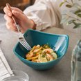 thumbnail image 4 of Fievgin Plastic Serving Bowls, Square Angled Mini Bowls for Salad, Fruit, Kitchen Countertop, Party & Home Table Decor, 4 of 6