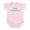 Petal Pink, variant on - Team Squirrel Infant Bodysuit - Baby Light Bodysuit, Size Newborn - 24 Months