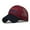 Wine, variant on Danhjin American Flag Unisex Baseball Hat for Men and Women - USA Flag Mesh Snapback Flat Visor Cap Adjustable on