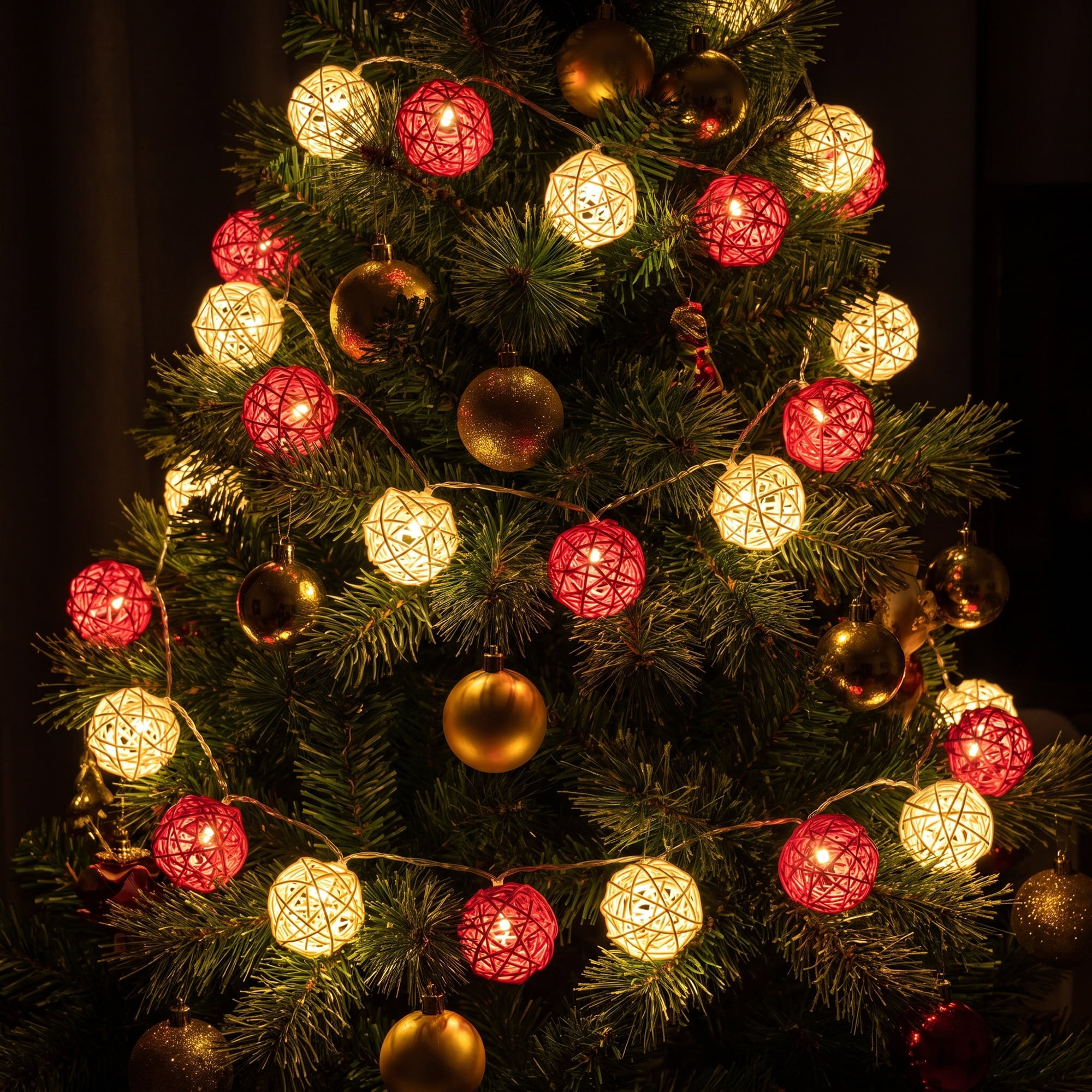 Unique Bargains Lights for Home Use with Flexible Design 9.8 ft Red USB Powered
