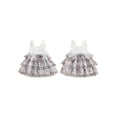 thumbnail image 2 of Spewahor Toddler Baby Girl Summer Sleeveless Tulle Dress 6 12 18 24 Months 2T 3T 4T Bow/Heart Print Suspender A-Line Dress with Butterfly Wing for Spring Summer, 2 of 9