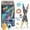 72 Colors, variant on Glitter Effect Brush Markers Pens,48 Colors Dual Tip Glitter Pens Set 24 Pack Metallic Sparkle Markers for Cards, DIY Crafts, Doodle, Writing, Adults Coloring Books, Art Supplies Scrapbooking