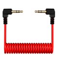 thumbnail image 1 of Cable TRS Adaptador TRS a TRS de 3,5 mm Cable de conexión para micrófono Cable auxiliar de 1/8 Convertidor de audio TRS Cables de conexión Cámaras Cable de micrófono en espiral para transmisión en viv, 1 of 5