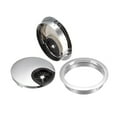 thumbnail image 3 of Unique Bargains Cable Hole Cover, 2-3/8 Inch Zinc Alloy Desk Grommet for Wire Organizer, 4 Pcs (Bright Silver), 3 of 4