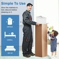 thumbnail image 6 of 8 Inch Full Mattress, Memory Foam Mattress, Medium-Firm Mattress, Breathable Bed Mattress with Removable Cover in Box, White, 6 of 7