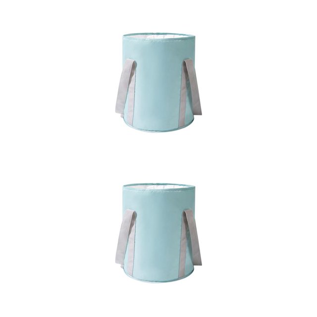 Yuarrent Lujoso lavabo de baño para remojo de pies, cubo de SPA para pies de pedicura para una relajación profunda, azul claro Azul claro 2Conjunto