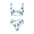 thumbnail image 4 of Rocae Cartoon Poodle Dog for Bikini Set for Women Two Piece Sexy High Swimsuits Split Crossover Bikini X-Large, 4 of 9
