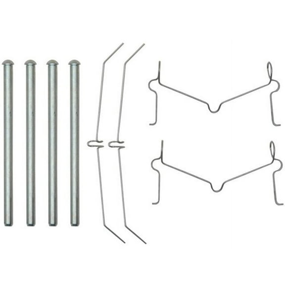 Front Brake Hardware Kit - Compatible with 2010 - 2019 Toyota 4Runner 2011 2012 2013 2014 2015 2016 2017 2018