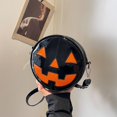 thumbnail image 4 of Halloween Spooky Pumpkin Purse for Women, Stylish Faux Leather Crossbody Bag for Daily Commute and Travel, Halloween Accessories, 4 of 9