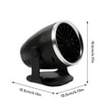 thumbnail image 3 of BotaniNest 12V Heater Windshield Portable Windshield Suitable For Indoor And Outdoor Desks Tents Bathrooms And Places In, 3 of 7