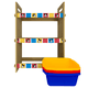 thumbnail image 4 of Juguetero Organizador Infantil 6 Espacios Coloridos Diseños, 4 of 8