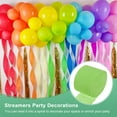 thumbnail image 4 of Uxcell 8-Rolls Crepe Paper Streamer, 656ft Crepe Streamers for Christmas Supplies [Fruit Green-1.8 Inch x 82 Ft/Roll], 4 of 8