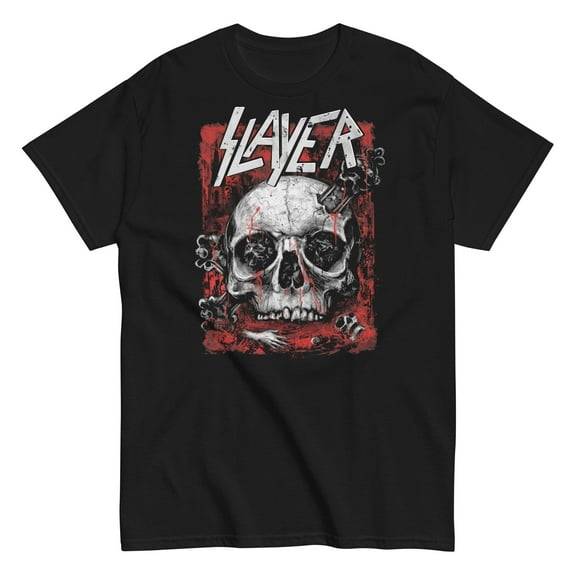 Slayer - Skull Logo Unisex T-Shirt - Black - Small