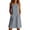 GY2, variant on Women Sleeveless Casual Dress V-Neck Lightweight - Blend Summer Everyday Outfit Solid Color Breathable Comfortable Relaxed Fit Effortless Chic Gown Blue XL