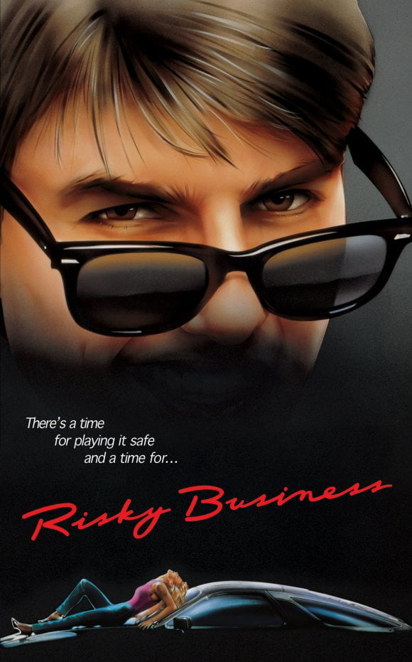 Tom Cruise Risky Business Comedy Film Cinema Advert Poster Famous Star Photo
