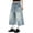 2-Blue, variant on Arlun Plus Size Retro Washed Wide Leg Jeans Pants Women Summer Baggy Mid Waist Distressed Denim Capri Pants 2026 Fashion Streetwear Casual Cropped Trousers with Pockets 4-White XS