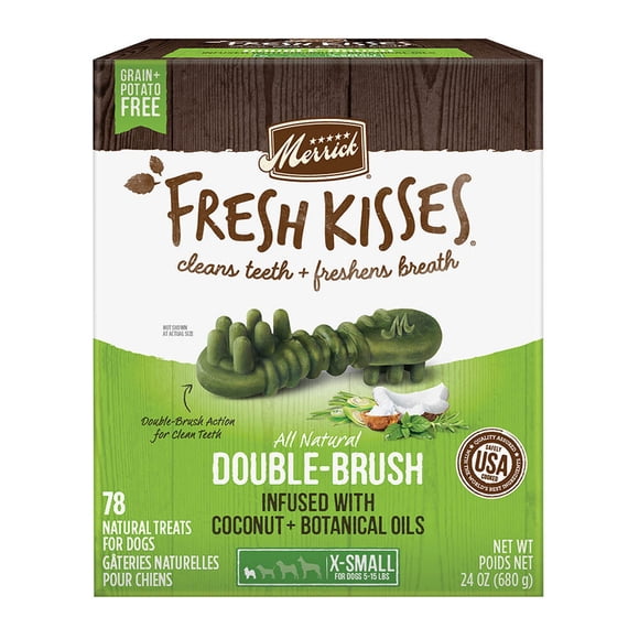 Merrick, Fresh Kisses Brush - Coconut - Dog Treat