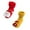 Red 1PCS & Yellow 1PCS, variant on XEGLSBU 2 Pack Toddler Socks 5T-6T Boys Toddler Kids baby Boys Girls Christmas Santa Deer Knitted Warm Socks Christmas Socks for Boys and Girls Size 1-3 Years