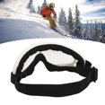 thumbnail image 1 of Ski Goggles, UV Protection Snow Goggles PC Transparent Lenses Snowboard Goggles Windproof Sandproof Snowmobile Goggles With Adjustable Headband for Men Women, 1 of 7