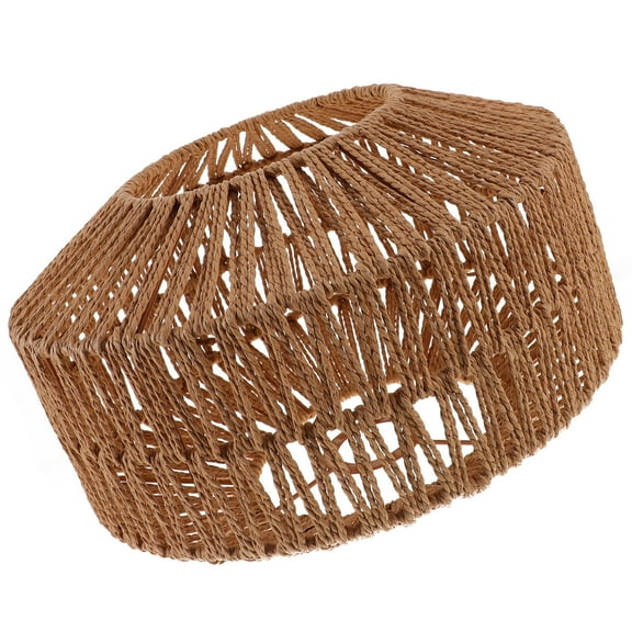Masteelf Decorative Pendant Light Cover Paper String Weaving Ceiling Light Shade