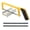 Yellow, variant on 6'' Mini Hacksaw and Mitre Block Set, Compact Hand Operated Hack Saw with 2 Spare Blades, Aluminum Cutting Saw Hack Saws for Metal, Used to Cut Drywall, Wood, Metel, Plastic (Yellow)