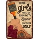 thumbnail image 1 of Placa de Metal Vintage Wdftyju de hierro Rectangular de Whisky Girl 20x30cm, 1 of 9