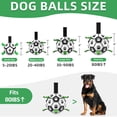 thumbnail image 2 of Balón de fútbol QDAN Dog Toy con correas para perros grandes de 23 cm, 2 of 9