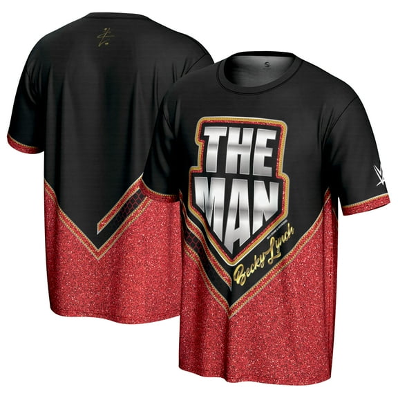 Men's ProSphere Black Becky Lynch The Man T-Shirt