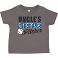 thumbnail image 3 of Inktastic Baseball Uncles Little Pitcher Boys Toddler T-Shirt, 3 of 5