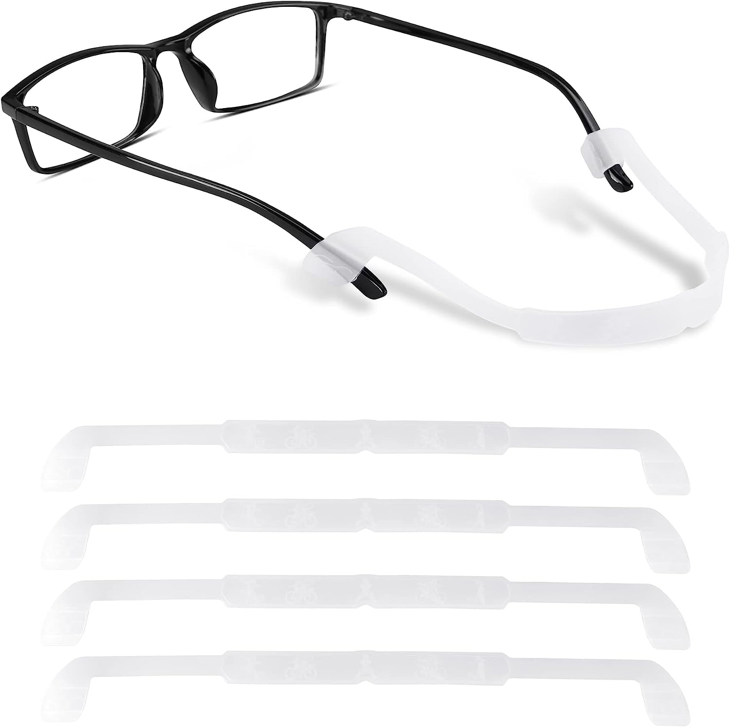Glasses Strap Nonslip Silicone Eyeglass Strap Eyewear Retainers Sports