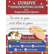 SHAYAN SENIOR Cursive Handwriting Guide for Girls: Cursive Letters, Words, and Sentences Tracing and Practicing Notebook For Students, Teens, Adults, Beginners to Learn Cursive Writing at Home. (Paperback)